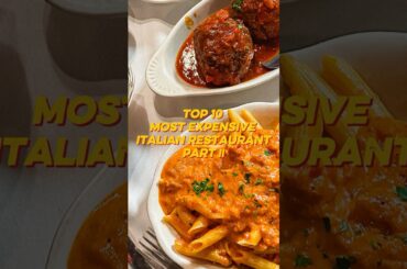 Most Expensive Italian Restaurant Part 3 #italianrestaurant  #mostexpensive #luxurylifestyle