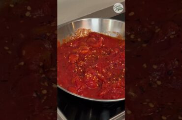 Easy Spicy Italian Pasta Sauce | Authentic Arrabbiata Recipe #italiancooking #italiansauce