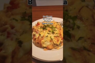 Cheesy Baked Pasta | Perfect for Lunch or dinner. Baked pasta recipe #shorts #food  #viralvideo .