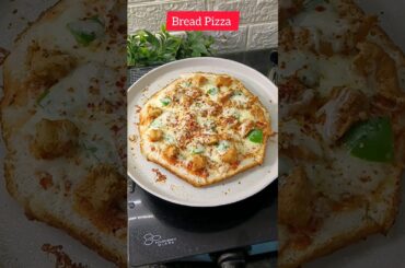10-Minute Bread Pizza Recipe  | Easy Tawa Pizza Without Oven #ytshorts #pizza