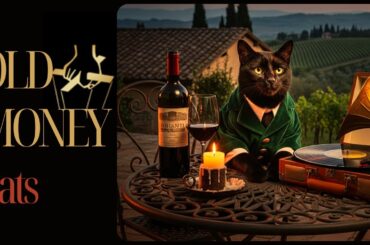 Old Money Cats: Don Catleone's Vineyard Evening | Vintage Italian Sophisticated Melodies