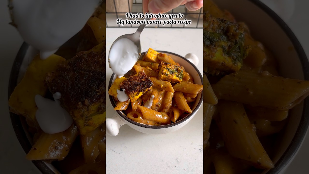 Tandoori paneer pasta #pasta #italianfood #punjabifood #kidslunchbox #recipe #shorts #shortvideo Tandoori paneer pasta #pasta #italianfood #punjabifood #kidslunchbox #recipe #shorts #shortvideo