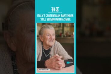 Italy’s Oldest Bartender Turns 100 And Still Serves Coffee With A Smile Every Day | #shorts