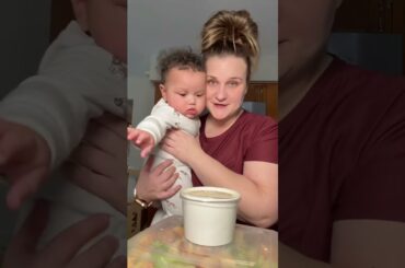 I don’t cook on Wednesdays so today we got the pasta feast from BJ’s Brewhouse for dinner! @bjsresta