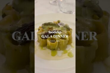 foodexp GALA DINNER | Lecce, Italy #umamiholic #shorts #food #foodie