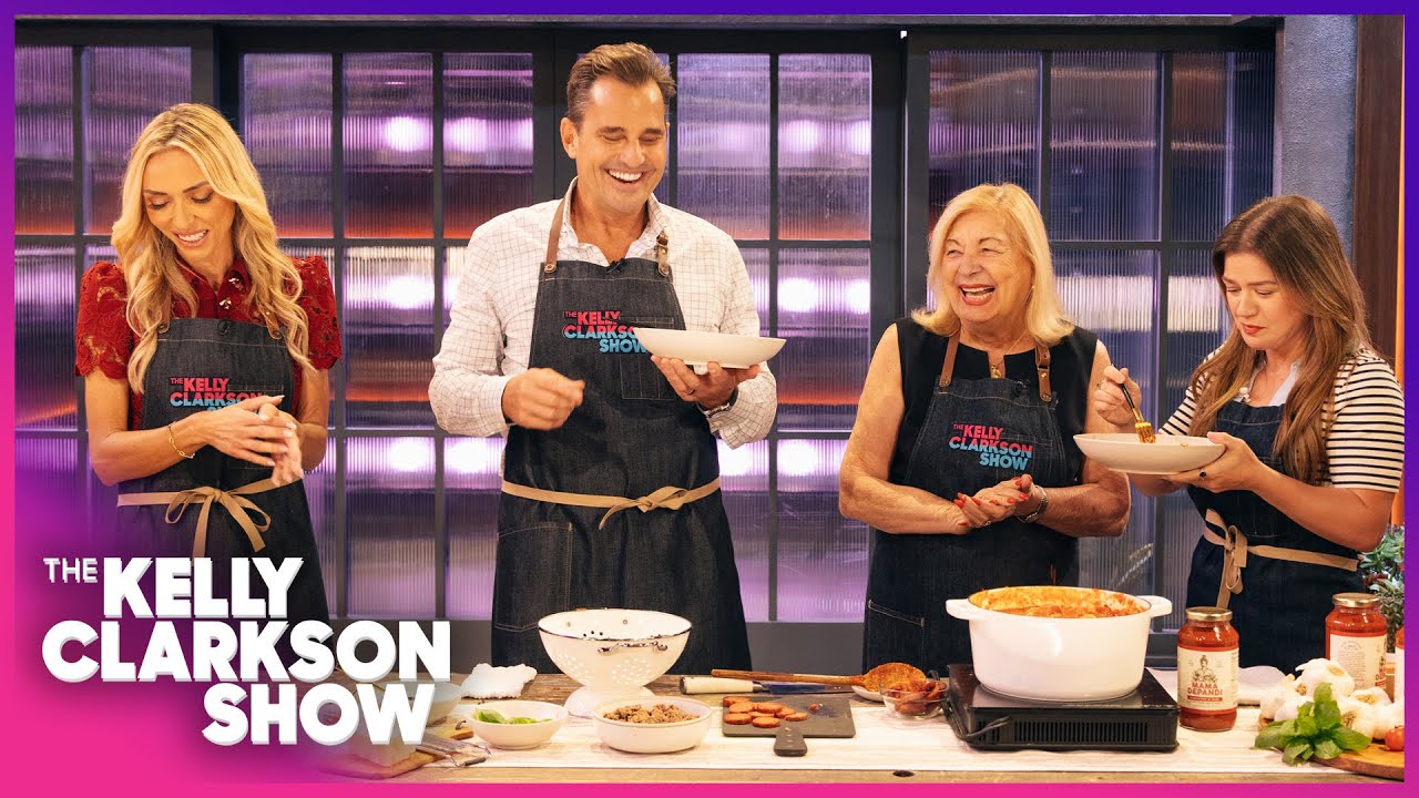 Giuliana Rancic’s Italian Mom Feeds Kelly Clarkson! Giuliana Rancic's Italian Mom Feeds Kelly Clarkson!