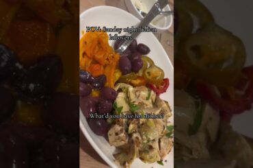 Italian Sunday dinner leftovers. Do you know what’s in the bowl? #italianrecipes #leftoverrecipes