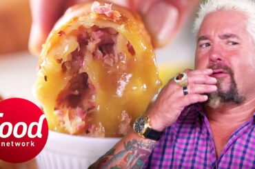 Guy Eats A Jewish Egg Roll That Goes Beyond Everything That He Expected | Diners, Drive-Ins & Dives