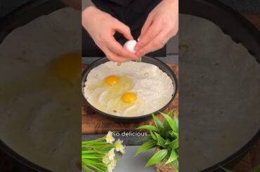 Crispy Tortilla Pizza in Just 5 Minutes! #cooking #recipe