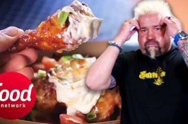 Guy Fieri Eats One Of The Most Unique Dishes He Has Seen On Triple-D | Diners, Drive-Ins & Dives