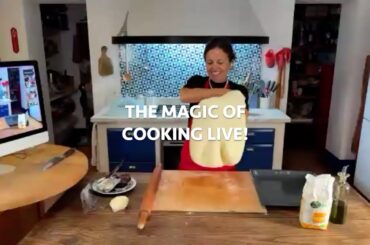 The magic of cooking live with the oldest online Italian cooking club in English!