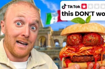I Tried Viral Italian Tiktok Foods!
