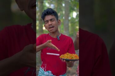 Italian Tomato Pasta Cooking Recipe | Village Style Funny Cooking Shorts.