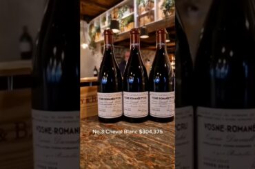 Top 5 Most Expensive Wines Ever Sold!