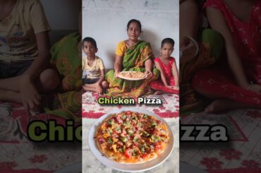 Chicken Pizza Recipe #chickenpizza #homemadepizza #shorts #viralshorts
