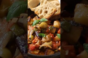 The Sicilian Caponata That's EVEN BETTER the Next Day!  #cooking #italianrecipe