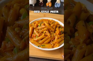 Desi style pasta recipe #shorts #recipe #pasta #masalapasta #trending #viral #shortvideo #macaroni