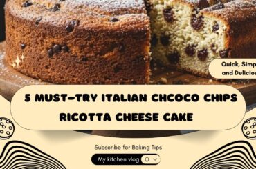 Italian Chocolate  Chip Ricotta Cake | Halloween 2025 | My Kitchen Vlog