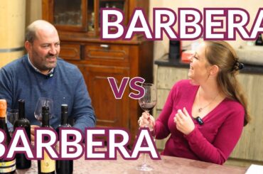 Tasting 2 Classic Italian BARBERA WINES Side by Side with the Winemaker