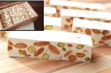 TORRONE Soft NOUGAT RECIPE - ITALIAN NUT & NOUGAT BARS | Great For Holidays & Valentine's Day!
