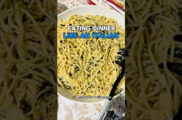 Eating DINNER like an ITALIAN #italianfood #messina #sicily