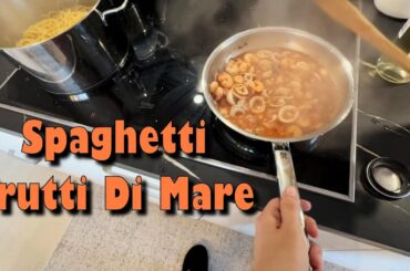 Spaghetti Frutti Di Mare | Italian Seafood Pasta | POV Cooking