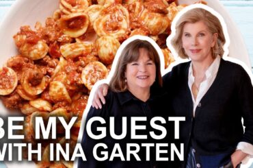 Ina Garten and Christine Baranski Make Weeknight Bolognese | Be My Guest | Food Network