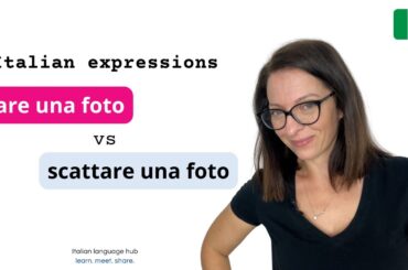 Learn the difference between "Fare una foto" vs "scattare una foto" in daily Italian #learnitalian