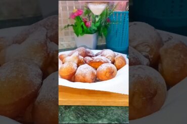 Quick dessert Italian sweet balls.#shorts #recipe #trustonallah