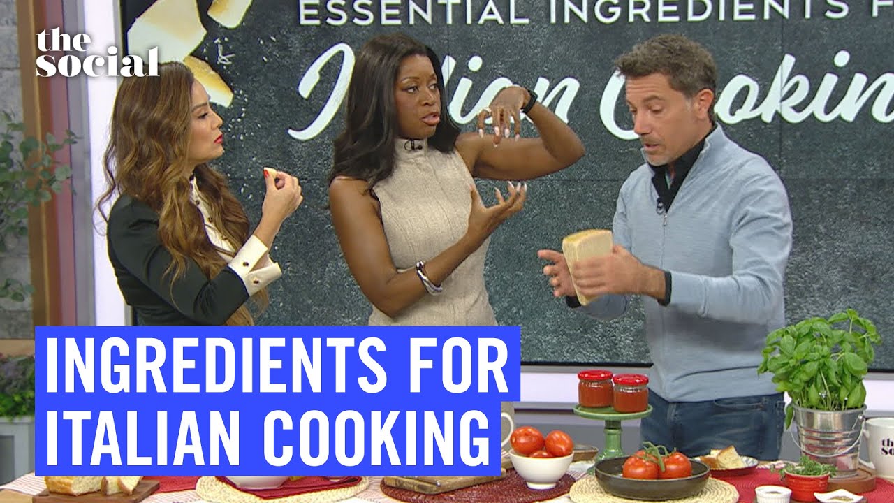 Master Italian Cooking with Gino D’Acampo’s 5 Essential Ingredients! | The Social Master Italian Cooking with Gino D'Acampo's 5 Essential Ingredients! | The Social