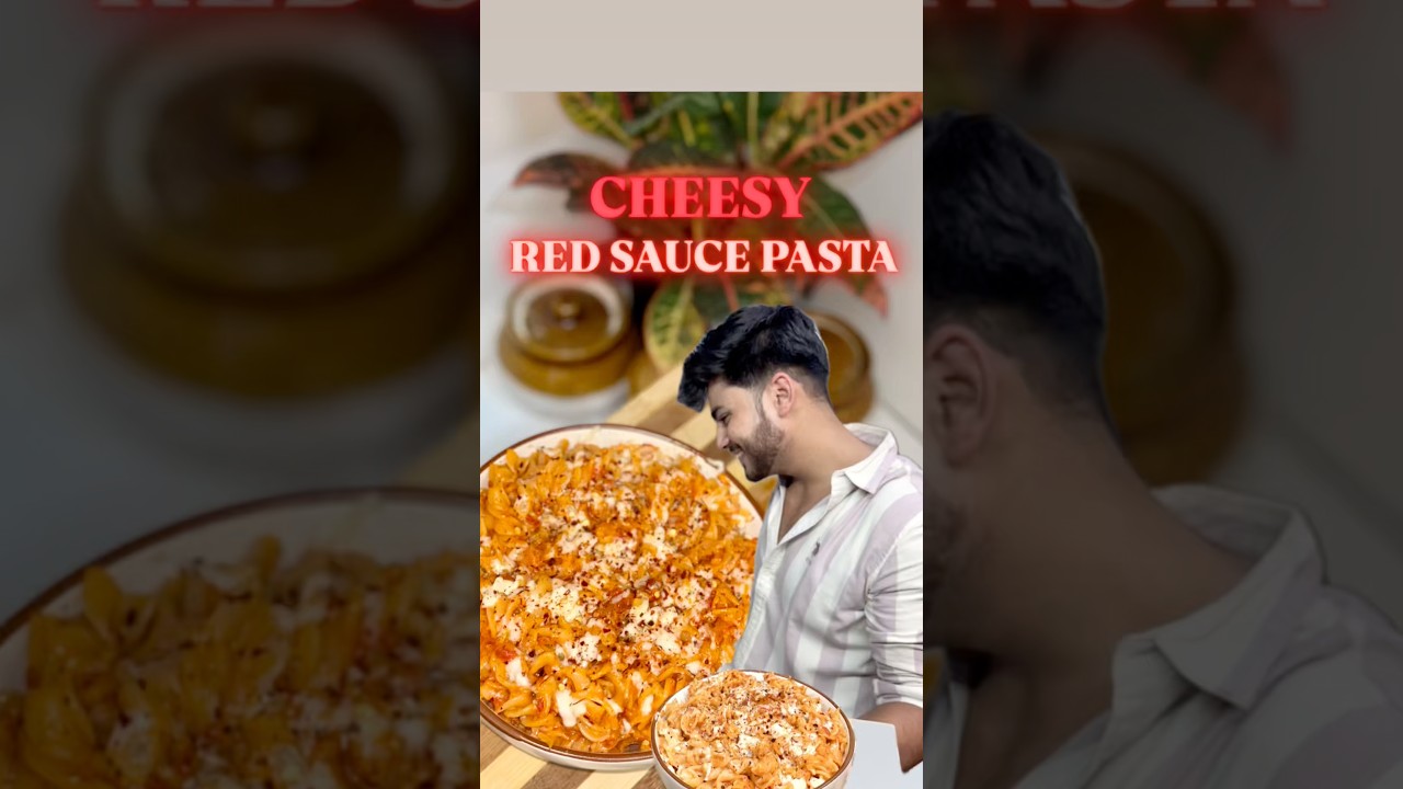 CHEESY RED SAUCE PASTA #food #foodie #recipe #pasta #cheese #redsausepasta #streetfood CHEESY RED SAUCE PASTA #food #foodie #recipe #pasta #cheese #redsausepasta #streetfood