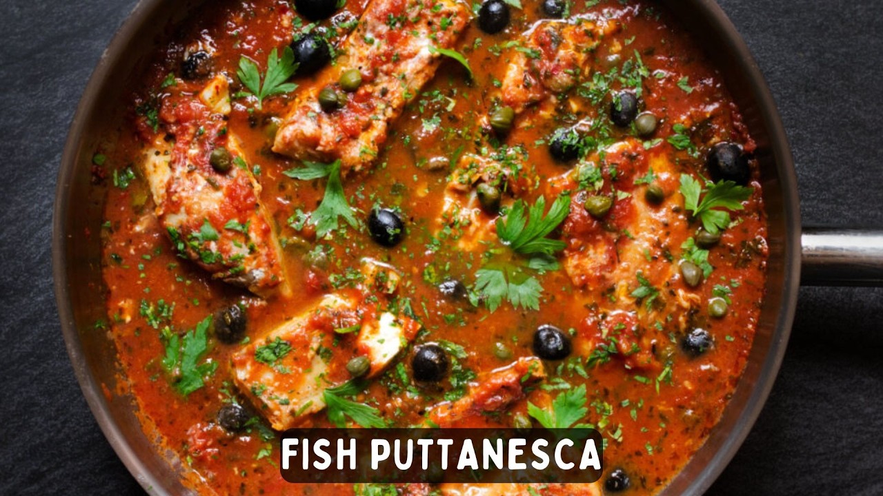 Fish Puttanesca – One-Pan Italian Recipe – Ready in 45 mins! Fish Puttanesca - One-Pan Italian Recipe - Ready in 45 mins!