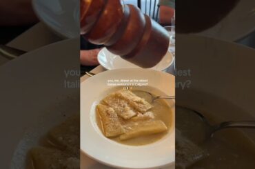 oldest italian restaurant in calgary #shorts #italianfood #pasta #foodie #littleitaly