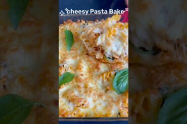 Cheesy Baked Pasta Recipe | #pasta #cheesy #bakedpasta #easy #quickbite1111 #newshorts #recipe #new