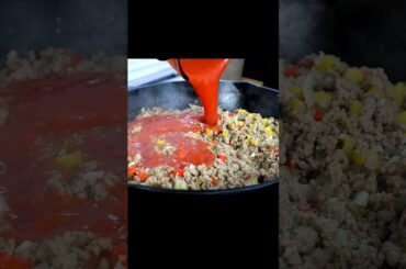 Quick One Pan Beef and Orzo