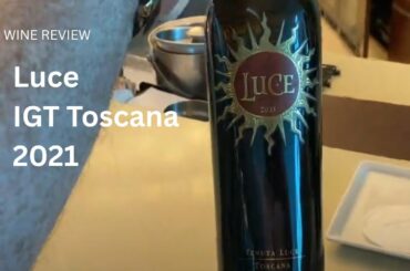 Wine Review: Luce IGT Toscana 2021 - Emirates Business Class Lounge in Dubai
