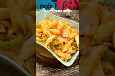 Tomato pasta recipe #shorts #viral #food #recipe #trending #cooking #indianfood #pasta #viralfood