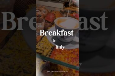 Italian Breakfast 2025 | Ciro Petrucci IL FORNAIO #italy #breakfast  #italianfood #shorts #vacation