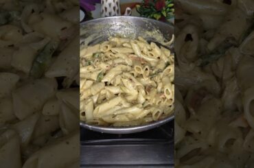 Restaurant style White sause pasta in 20min#shots #White Sauce pasta#creamy pasta#food #recipe
