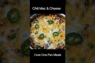 BEST One Pot Chili Mac Recipe #shorts