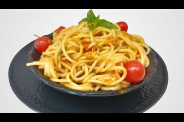 Spaghetti Pasta Recipe | Pasta in Tomato Sauce | Italian Pasta | Red Sauce Pasta | Dinner Recipes
