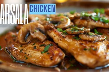 Restaurant-Quality Chicken Marsala at Home | Easy Recipe from Lasses Kitchen Italy