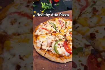Homemade Atta Pizza 100% healthy #mumbai #mumbaifood  #recipe #viral  #shorts  #trending #pizza