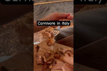 Eating Carnivore in Italy is easy #rome #animalbased #carnivorediet #meat
