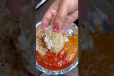 Momos challenge:Dolma Aunty vs King momos Kamla nagar |food challenge #momos #food