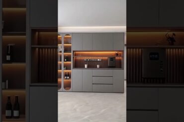 I've tried it for you guys adding a glass wine cabinet to your sideboard completely transforms space