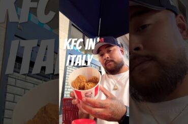 KFC in Italy. Let's check out Milan!#foodie #italy #kfc #milan #travel