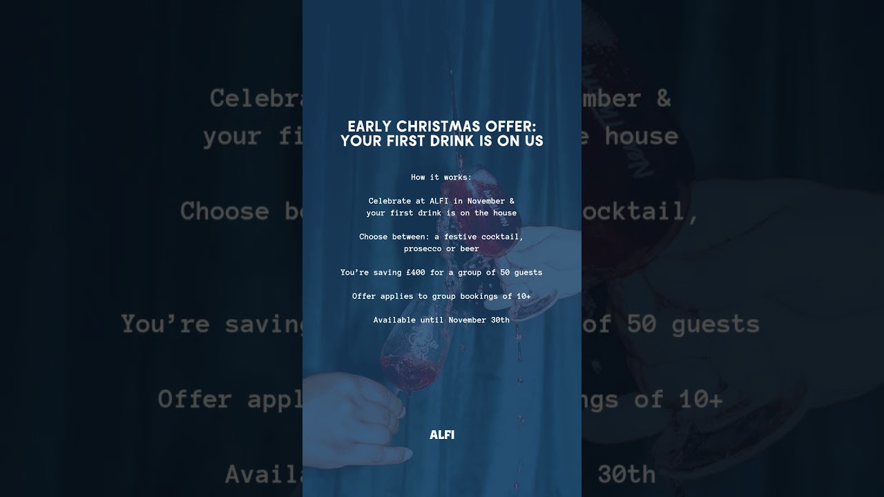 Have a drink on us Have a drink on us