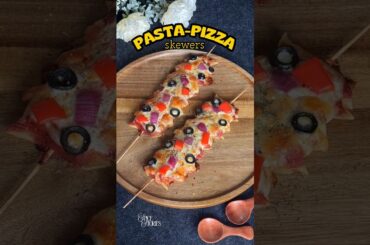Pasta Pizza on Skewers - The Ultimate Italian Feast!