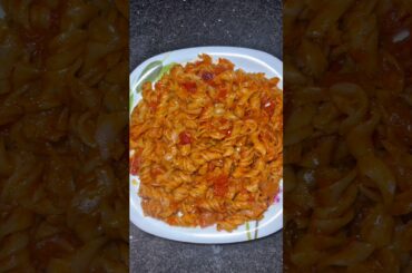 Quick Red Sauce Pasta | Asmr Shorts #shorts